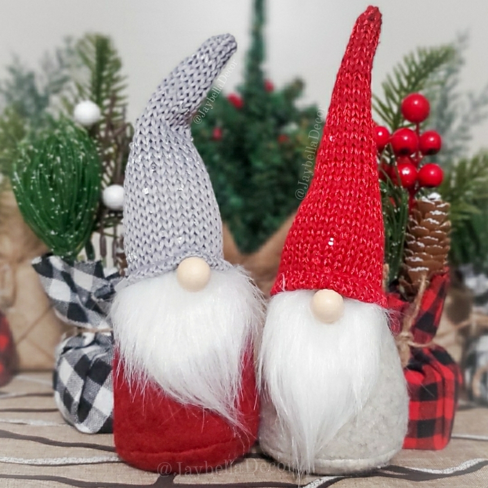 COPY - 2 Christmas Gnomes For Rae Dunn Tier Tray Decor